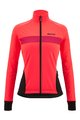 SANTINI Jachetă termoizolantă de ciclism - CORAL BENGAL LADY - roz