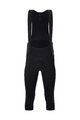 SANTINI Pantaloni de ciclism 3/4 cu bretele - ADAPT SHELL - negru