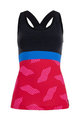 SANTINI Tricoul de ciclism fără mâneci - SCIA DUNE LADY - negru/roz