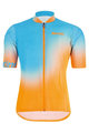 SANTINI Tricou de ciclism cu mânecă scurtă - TERRA MTB - portocaliu/turcoaz