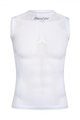 SANTINI Tricou de ciclism fără mâneci - MESH - alb