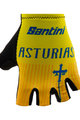 SANTINI Mănuși de ciclism fără degete - LA VUELTA 2019 - galben/albastru