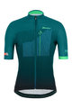 SANTINI Tricou de ciclism cu mânecă scurtă - LA VUELTA 2019 - verde/albastru