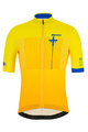 SANTINI Tricou de ciclism cu mânecă scurtă - LA VUELTA 2019 - albastru/galben