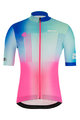 SANTINI Tricou de ciclism cu mânecă scurtă - LA VUELTA 2019 - albastru deschis/roz