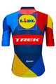 SANTINI Tricou de ciclism cu mânecă scurtă - LIDL TREK 2024 TEAM ORIGINAL - roșu/galben/albastru