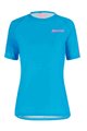 SANTINI Tricou de ciclism cu mânecă scurtă - SASSO MTB LADY - turcoaz