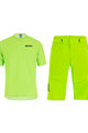SANTINI Tricoul și pantalonii de ciclism MTB - SASSO MTB - verde