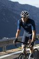SANTINI Tricou de ciclism cu mânecă scurtă - MITO GRIDO - roz/negru/albastru