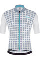SANTINI Tricou de ciclism cu mânecă scurtă - MITO GRIDO - alb/gri