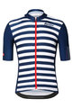 SANTINI Tricou de ciclism cu mânecă scurtă - LA VUELTA 2018 - alb/albastru
