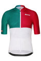 SANTINI Tricou de ciclism cu mânecă scurtă - LA VUELTA 2018 - alb/albastru/roșu