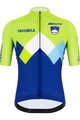 SANTINI Tricou de ciclism cu mânecă scurtă - TEAM SLOVENIA 2020 - albastru/verde