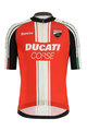 SANTINI Tricou de ciclism cu mânecă scurtă - DUCATI CORSE 2019 - negru/roșu