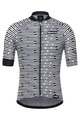 SANTINI Tricou de ciclism cu mânecă scurtă - SOFFIO  - negru/alb