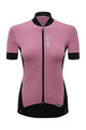 SANTINI Tricou de ciclism cu mânecă scurtă - BRIO LADY  - roz/negru