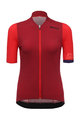 SANTINI Tricou de ciclism cu mânecă scurtă - GENIO LADY - roșu/portocaliu