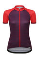 SANTINI Tricou de ciclism cu mânecă scurtă - RITMO LADY - roșu
