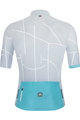SANTINI Tricou de ciclism cu mânecă scurtă - TONO PURO - alb/albastru deschis