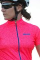 SANTINI Tricou de ciclism cu mânecă scurtă - GIADA HIP LADY - albastru/roz