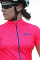 SANTINI Tricou de ciclism cu mânecă scurtă - GIADA HIP LADY - albastru/roz