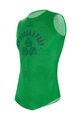 SANTINI Tricou de ciclism fără mâneci - CROWN - verde