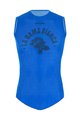 SANTINI Tricou de ciclism fără mâneci - DAMA - albastru