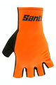 SANTINI Mănuși de ciclism fără degete - ISTINTO - negru/portocaliu