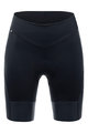 SANTINI Tricoul și pantaloni scurți de ciclism - GIADA OPTIC LADY - negru/alb/galben