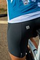 SANTINI Pantaloni scurți de ciclism fără bretele - PRO ALBA LADY - gri