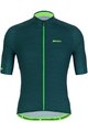 SANTINI Tricoul și pantaloni scurți de ciclism - KARMA KITE - verde/negru