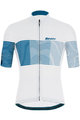 SANTINI Tricou de ciclism cu mânecă scurtă - TONO FRECCIA - albastru/alb