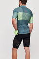 SANTINI Tricoul și pantaloni scurți de ciclism - TONO FRECCIA - verde/negru