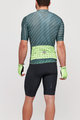 SANTINI Tricoul și pantaloni scurți de ciclism - SLEEK DINAMO - verde/negru