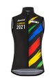 SANTINI Vestă de ciclism - UCI WC FLANDERS 2021 - curcubeu/negru
