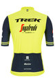 SANTINI Tricou de ciclism cu mânecă scurtă - TREK SEGAFREDO 2021 - albastru/galben