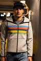 SANTINI Hanorac - UCI RAINBOW - gri