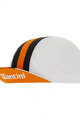 SANTINI Șapcă de ciclism - BENGAL - negru/alb/portocaliu