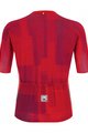 SANTINI Tricoul și pantaloni scurți de ciclism - KARMA KINETIC - negru/roșu