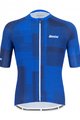 SANTINI Tricou de ciclism cu mânecă scurtă - KARMA KINETIC - albastru