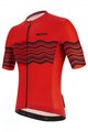 SANTINI Tricou de ciclism cu mânecă scurtă - TONO PROFILO - negru/roșu