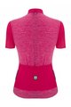SANTINI Tricoul și pantaloni scurți de ciclism - COLORE PURO LADY - negru/roz