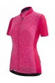 SANTINI Tricou de ciclism cu mânecă scurtă - COLORE PURO LADY - roz
