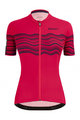 SANTINI Tricou de ciclism cu mânecă scurtă - TONO PROFILO LADY - roz/negru