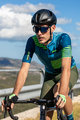 SANTINI Tricou de ciclism cu mânecă scurtă - DELTA OPTIC - verde/albastru