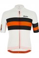SANTINI Tricou de ciclism cu mânecă scurtă - SLEEK BENGAL - portocaliu/negru/alb