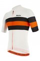 SANTINI Tricou de ciclism cu mânecă scurtă - SLEEK BENGAL - portocaliu/negru/alb