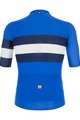 SANTINI Tricou de ciclism cu mânecă scurtă - SLEEK BENGAL - alb/albastru