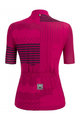 SANTINI Tricoul și pantaloni scurți de ciclism - GIADA OPTIC LADY - roz/negru