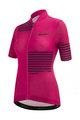 SANTINI Tricou de ciclism cu mânecă scurtă - GIADA OPTIC LADY - roz/negru